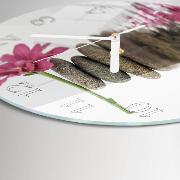 Horloge ronde Pierres