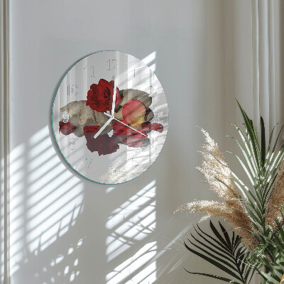 Horloge ronde Rose Bowl