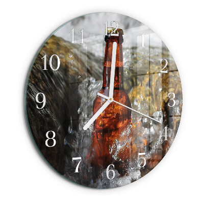 Horloge ronde Bière