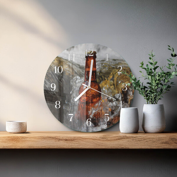 Horloge ronde Bière