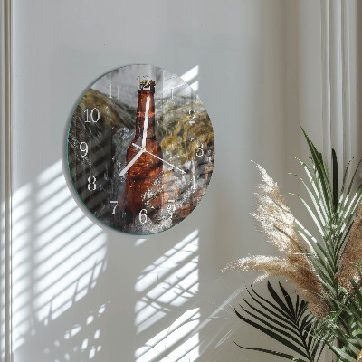 Horloge ronde Bière