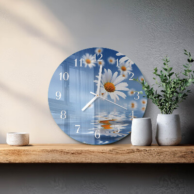 Horloge ronde Fleur
