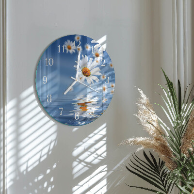 Horloge ronde Fleur