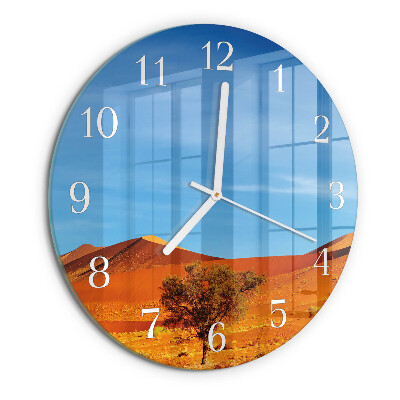Horloge ronde Désert