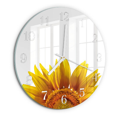 Horloge ronde Fleur