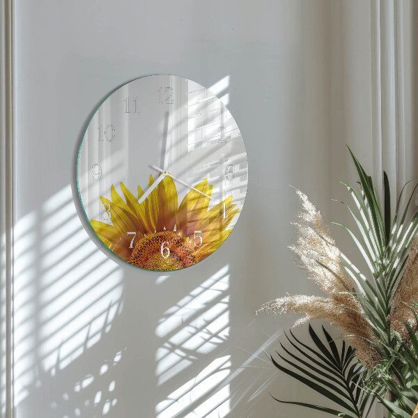 Horloge ronde Fleur