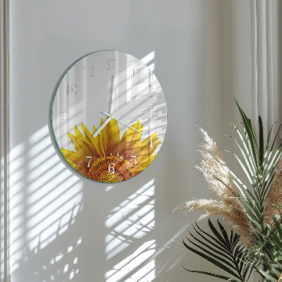 Horloge ronde Fleur
