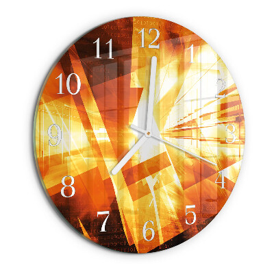 Horloge ronde Abstraction