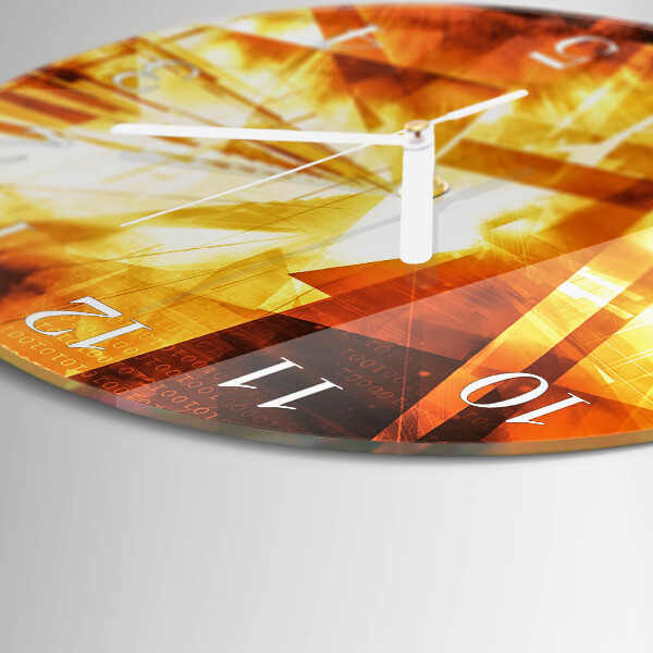 Horloge ronde Abstraction