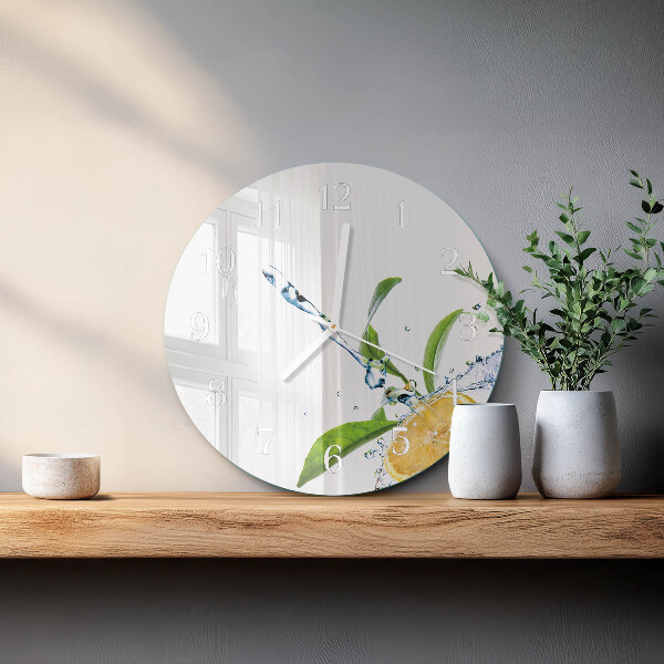 Horloge ronde Citrique