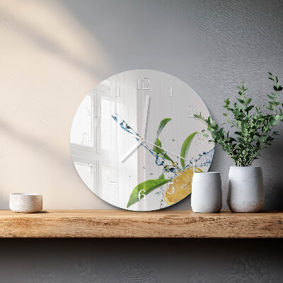 Horloge ronde Citrique