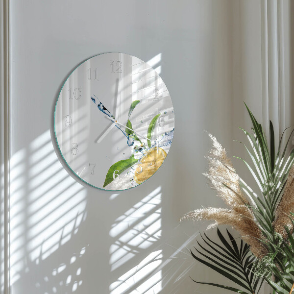Horloge ronde Citrique