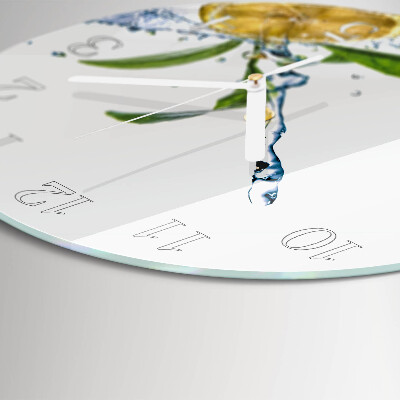 Horloge ronde Citrique