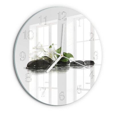 Horloge ronde Pierres Zen