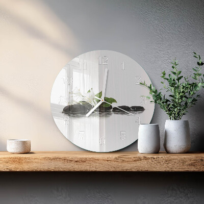 Horloge ronde Pierres Zen