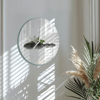 Horloge ronde Pierres Zen
