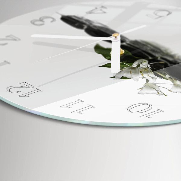 Horloge ronde Pierres Zen