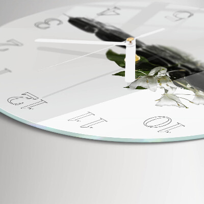 Horloge ronde Pierres Zen
