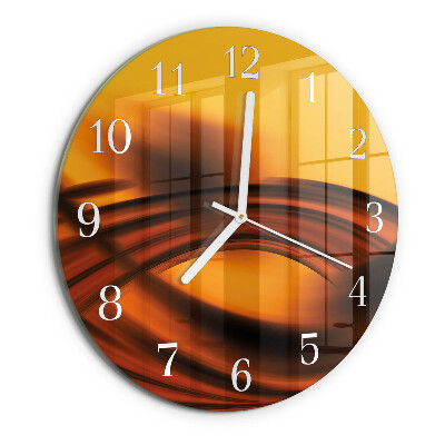 Horloge ronde Abstraction