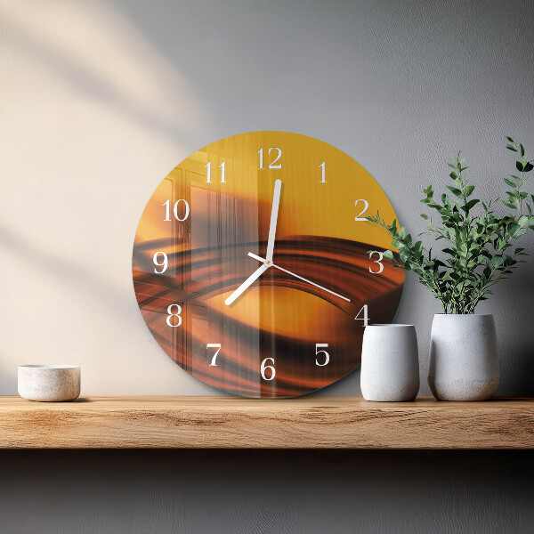 Horloge ronde Abstraction