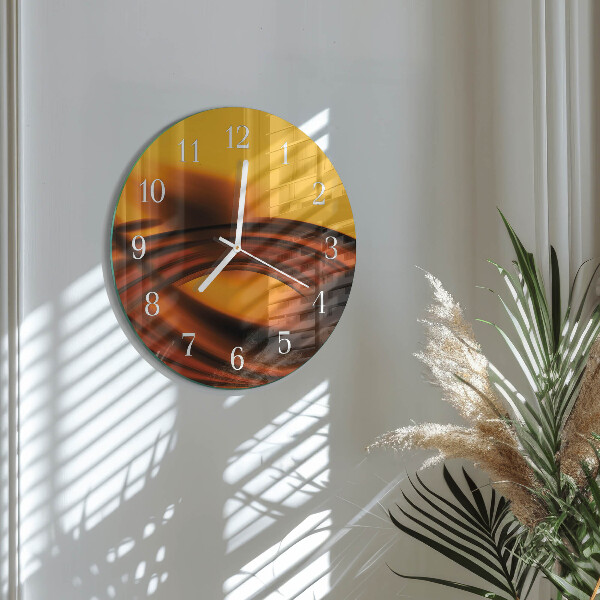 Horloge ronde Abstraction