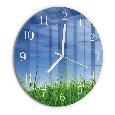 Horloge ronde Herbe