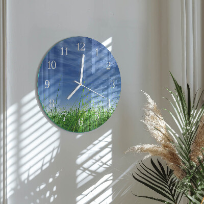 Horloge ronde Herbe