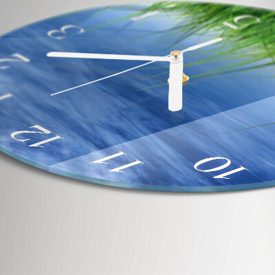 Horloge ronde Herbe