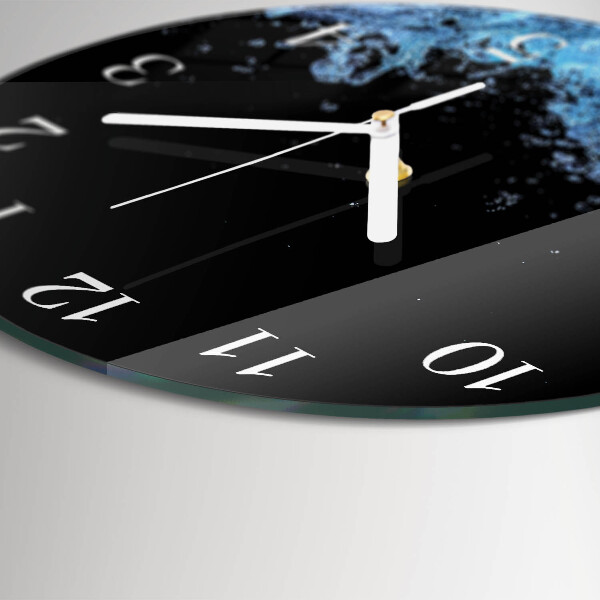 Horloge ronde Eau