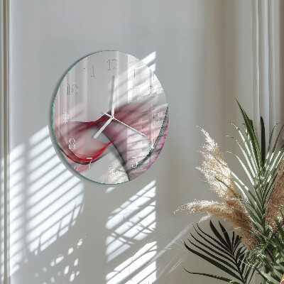 Horloge ronde Art abstrait