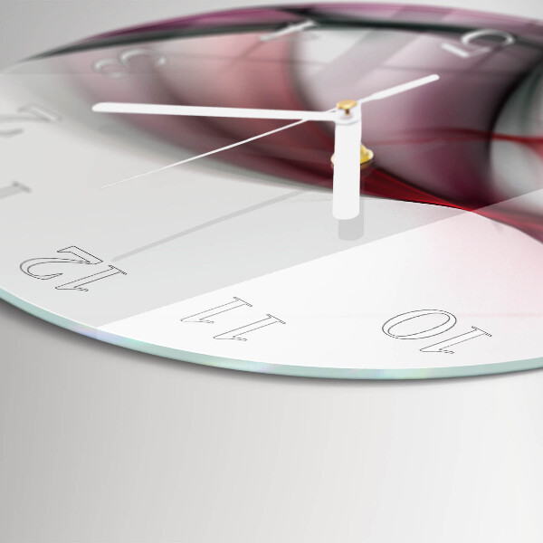 Horloge ronde Art abstrait