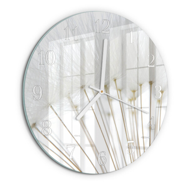 Horloge ronde Pissenlit