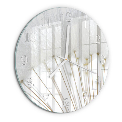 Horloge ronde Pissenlit