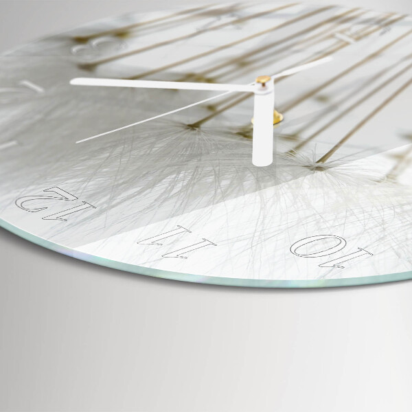 Horloge ronde Pissenlit
