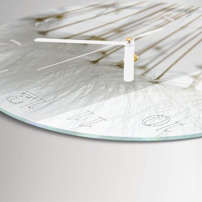 Horloge ronde Pissenlit