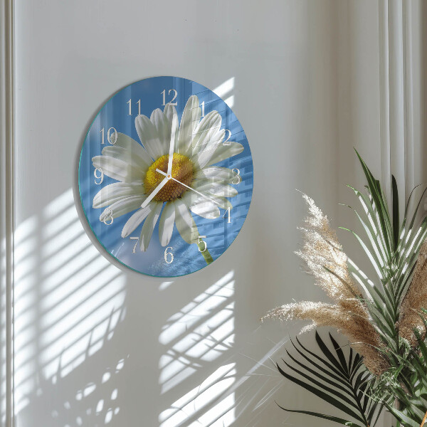 Horloge ronde Fleur