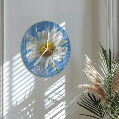 Horloge ronde Fleur