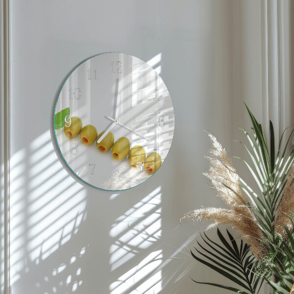 Horloge ronde Olives