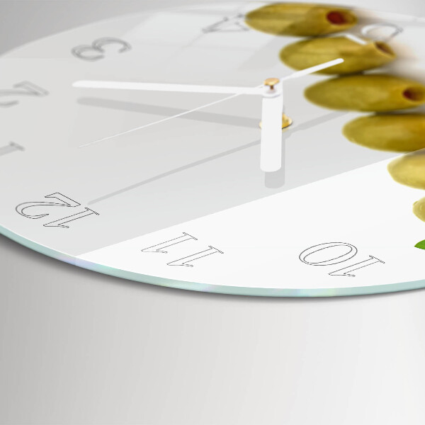 Horloge ronde Olives