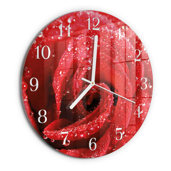 Horloge ronde Rose