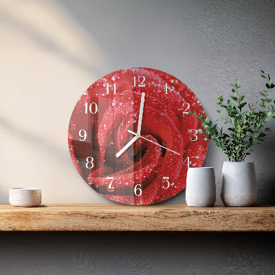 Horloge ronde Rose
