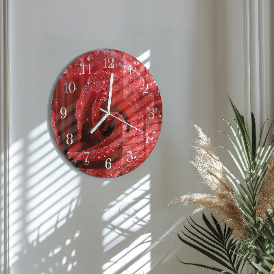 Horloge ronde Rose