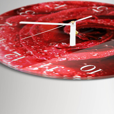 Horloge ronde Rose