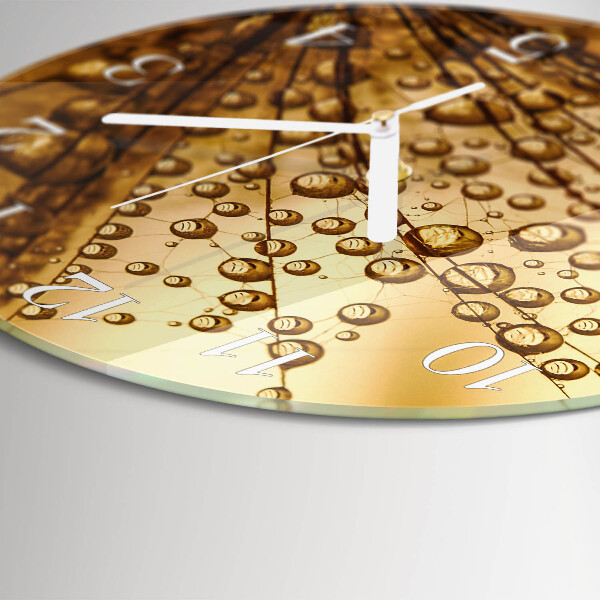 Horloge ronde Pissenlit