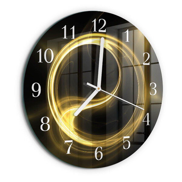 Horloge ronde Cercle d'abstraction