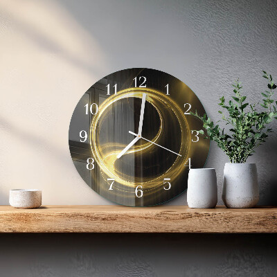 Horloge ronde Cercle d'abstraction