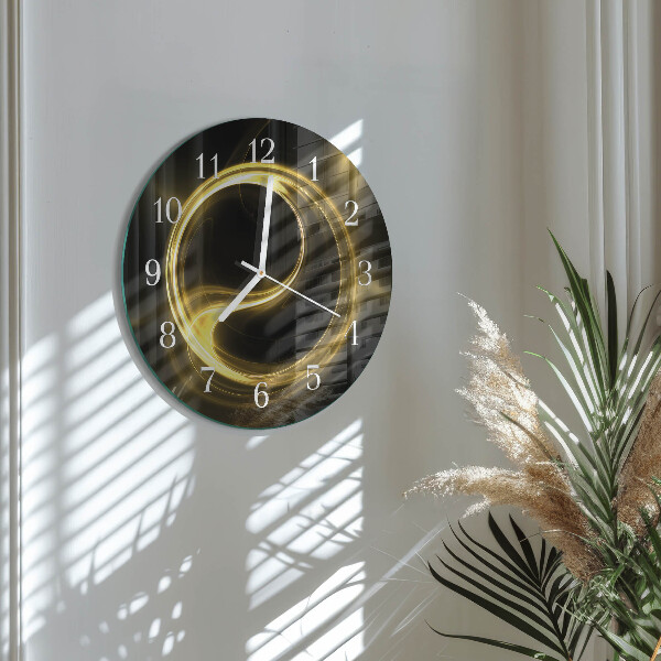 Horloge ronde Cercle d'abstraction