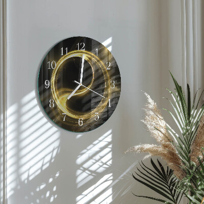 Horloge ronde Cercle d'abstraction