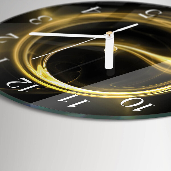 Horloge ronde Cercle d'abstraction