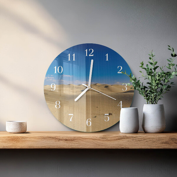Horloge ronde Désert